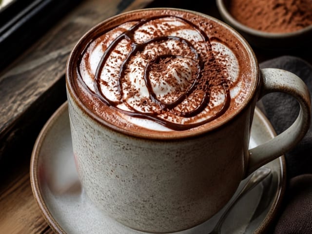 Chocolate Raspberry Latte.