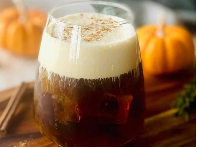 Cold Brew with Sweet Pumpkin Cold Foam.