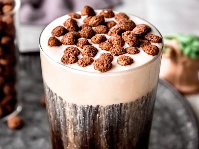 Chocolate Crunch Cold Brew with Sweet Cold Foam.