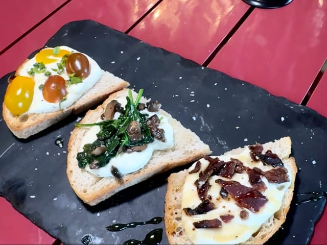 Ricotta Trio Flight.