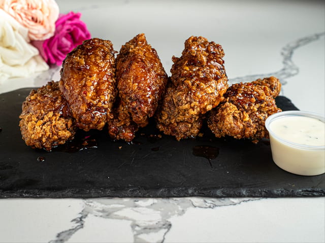 Cafe Sticky Wings.