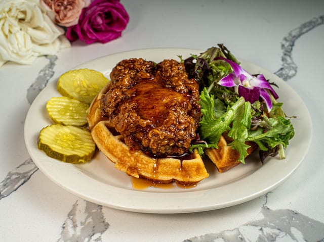 Chicken and Waffle.